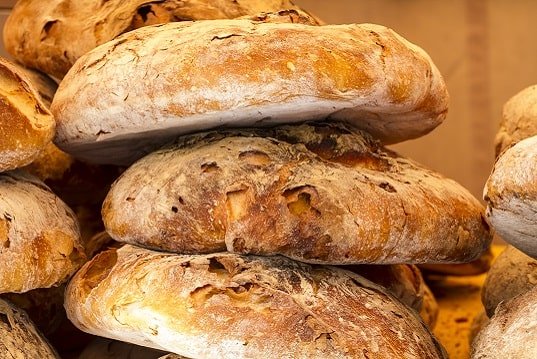 Stacked Artisan Bread