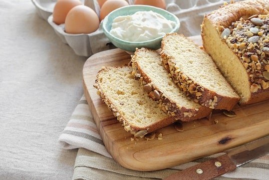 Healthy Almond Bread Keto Ketogenic Diet Paleo Low Carb